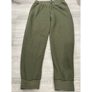 True Rock Olive Green Drawstring Tapered Sweatpants | Size XL